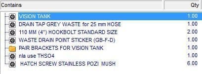 VW T4 WASTE WATER TANK KIT FOR MOTORHOME CONVERSION