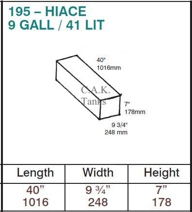 Waste Water Tank Kit Custom Pre 2023 & Ford Transit 2013 Onwards L2, L3 & L4