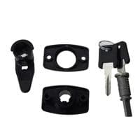 WEST ALLOY DOOR LOCK ASSY c/w BARREL AND 2 KEYS