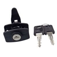 WEST ALLOY DOOR LOCK ASSY c/w BARREL AND 2 KEYS