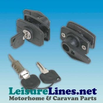 WEST ALLOY DOOR LOCK ASSY c/w BARREL AND 2 KEYS
