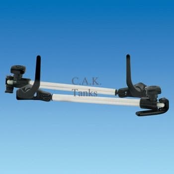 WINDOW STAYS TUBE 200mm BLACK PAIR LEVER LOCK