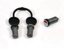 ZADI LOCK BARRELS x 3 & PAIR OF KEYS