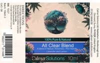 Calmer Solutions All Clear Blend 10ml