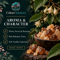Calmer Solutions Benzoin Essential Oil | 100% Pure & Natural | Aromatherapy & Wellness