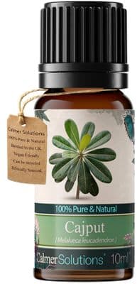Calmer Solutions Cajeput (Cajput) Essential Oil  | 100% Pure & Natural | Aromatherapy & Wellness