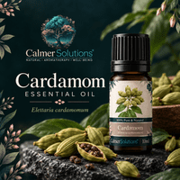 Calmer Solutions Cardamom Essential Oil  | 100% Pure & Natural | Aromatherapy & Wellness
