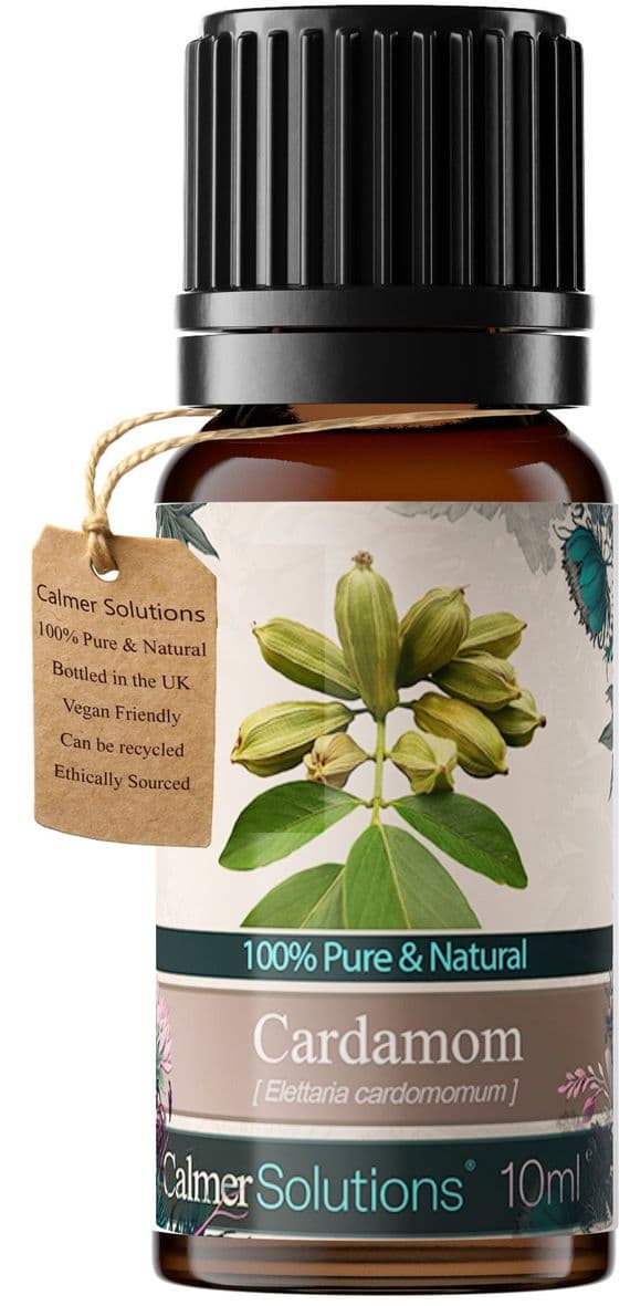 Calmer Solutions Cardamom Essential Oil  | 100% Pure & Natural | Aromatherapy & Wellness