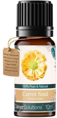 Calmer Solutions Carrot Seed Essential Oil  | 100% Pure & Natural | Aromatherapy & Wellness