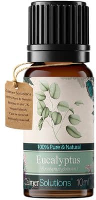Calmer Solutions Eucalyptus Essential Oil  | 100% Pure & Natural | Aromatherapy & Wellness