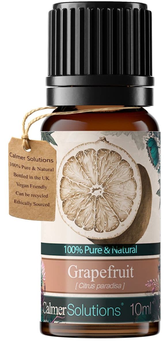 Calmer Solutions Grapefruit Essential Oil  | 100% Pure & Natural | Aromatherapy & Wellness