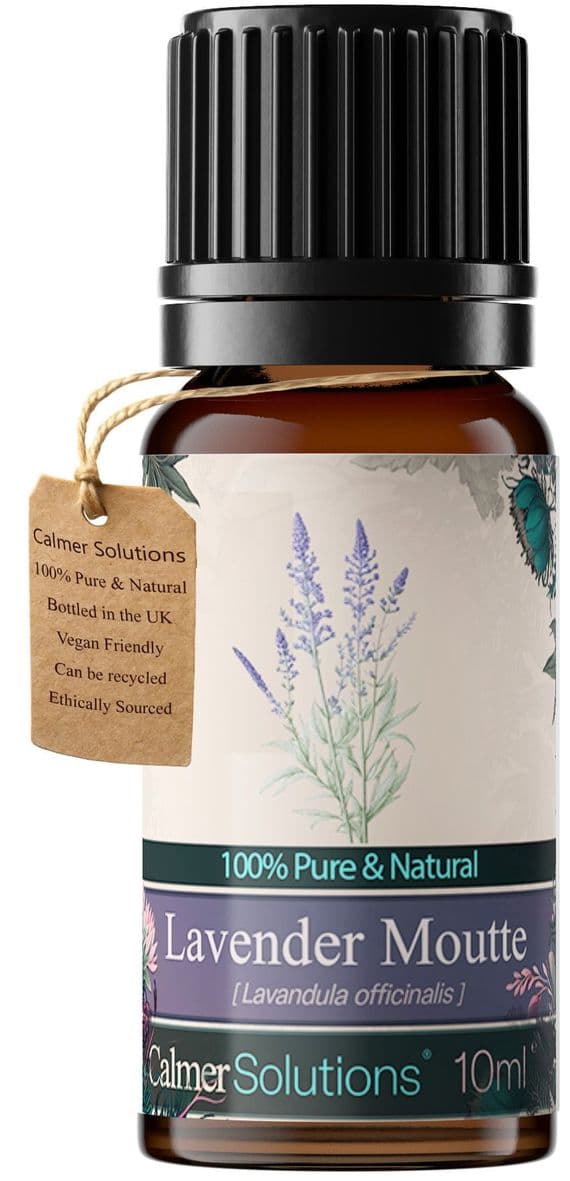 Calmer Solutions Lavender Moutte Essential Oil  | 100% Pure & Natural | Aromatherapy & Wellness
