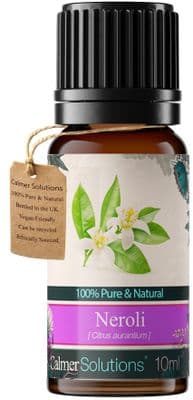 Calmer Solutions Neroli Essential Oil  | 100% Pure & Natural | Aromatherapy & Wellness