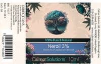 Calmer Solutions Neroli in Jojoba and Sweet Almond Blend (Rollette format)