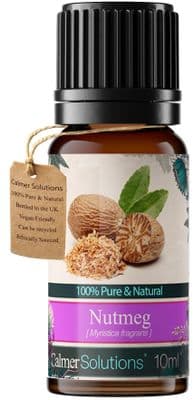 Calmer Solutions Nutmeg Essential Oil  | 100% Pure & Natural | Aromatherapy & Wellness