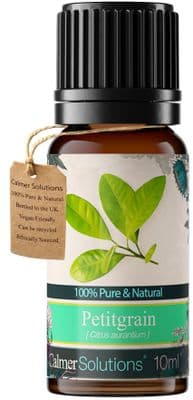 Calmer Solutions Petitgrain Essential Oil  | 100% Pure & Natural | Aromatherapy & Wellness