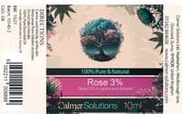 Calmer Solutions Rose in Jojoba and Sweet Almond Blend (Rollette format)