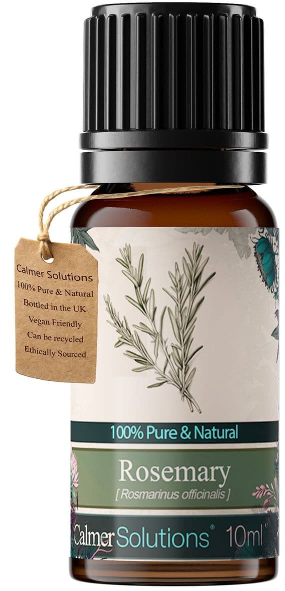 Calmer Solutions Rosemary Essential Oil  | 100% Pure & Natural | Aromatherapy & Wellness