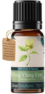 Calmer Solutions Ylang Ylang Extra Essential Oil  | 100% Pure & Natural | Aromatherapy & Wellness