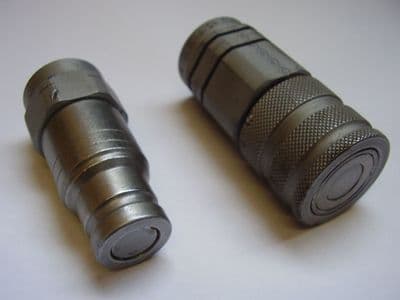 Flat Face Male & Female 3/8