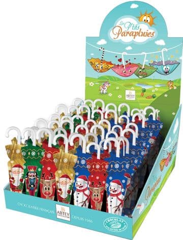 Abtey Milk Chocolate Christmas Umbrella 12g