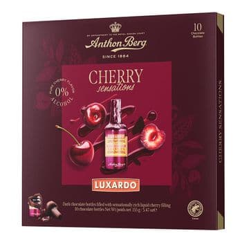 Anthon Berg Luxardo NON-ALCOHOLIC Cherry Bottles 155g