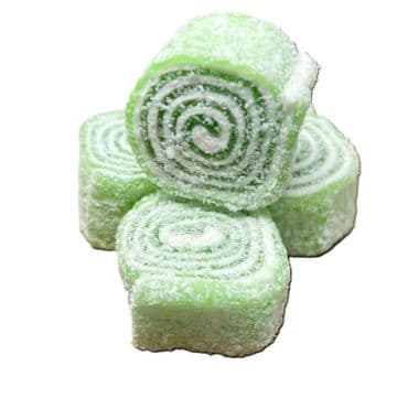Assorted Flavour Turkish Delight Coconut Swirls 300g