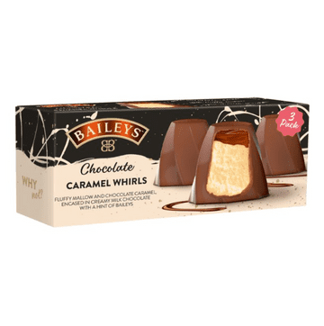 Baileys Irish Cream Milk chocolate Caramel Whirl 3pk