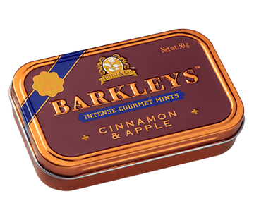 Barkleys Cinnamon And Apple Mints Tin 50g
