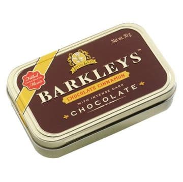 Barkleys Dark Chocolate Cinnamon Mints Tin 50g