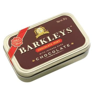 Barkleys Dark Chocolate Mints Tin 50g