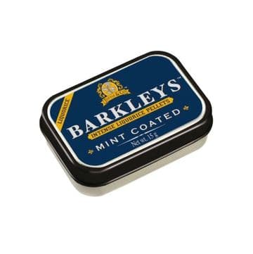 Barkleys Intense Mint Coated Liquorice Tin 16g