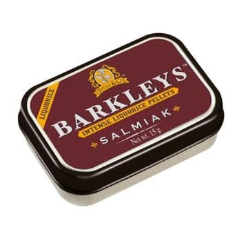 Barkleys Intense Salmiak Liquorice Tin 20g
