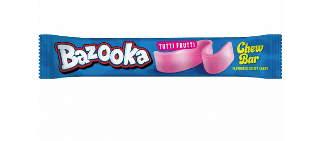 Bazooka Tutti Frutti Chew Bar