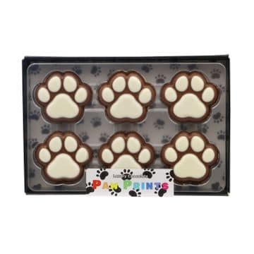 Belgian Milk Chocolate Paw Prints