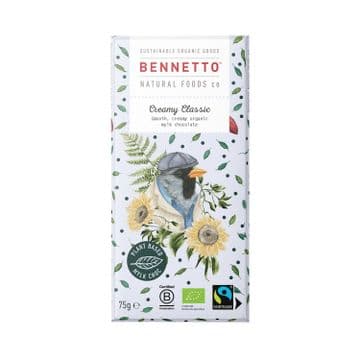 Bennetto Creamy Classic Mylk Chocolate Bar 75g