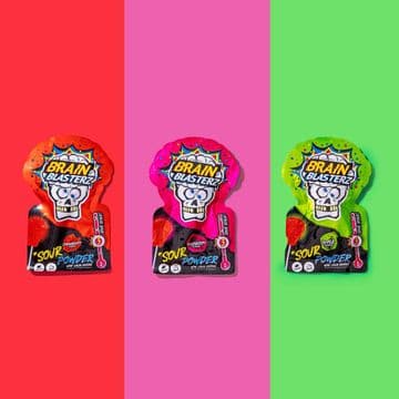 Brain Blasterz Sour Candy Dipping Lolly 10g