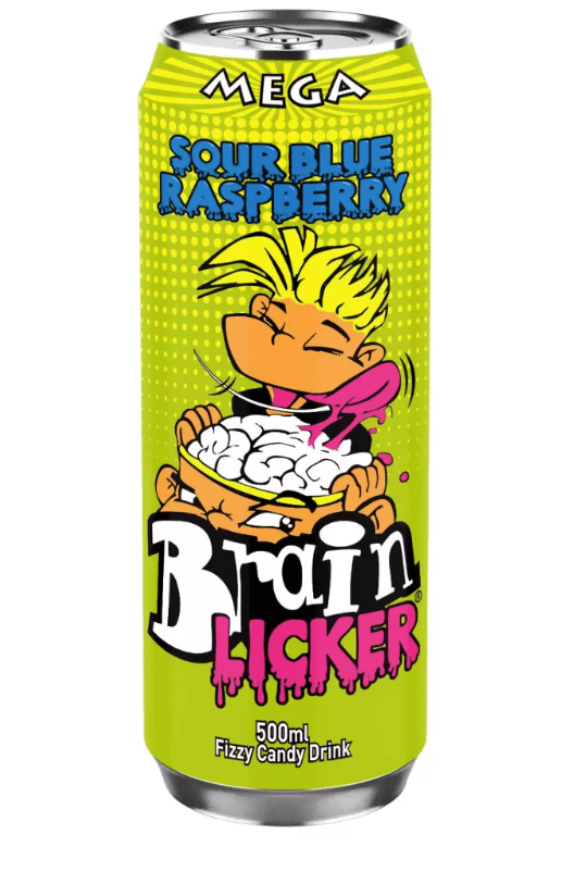 Brain Licker Drink Sour Blue Raspberry 500ml