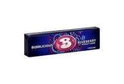 Bubblicious Blueberry Flavour Bubble Gum