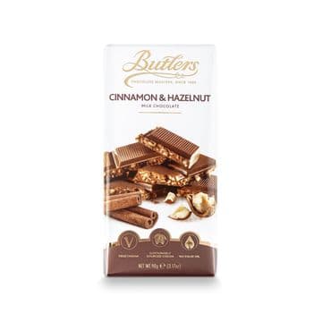 Butlers Milk Cinnamon & Hazelnut Bar 90g