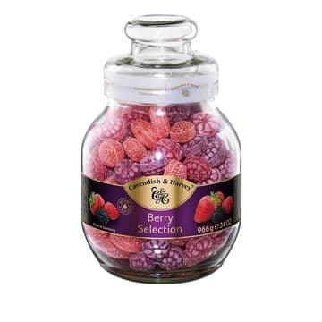 C&H Berry Drops Sweet Jar 966g