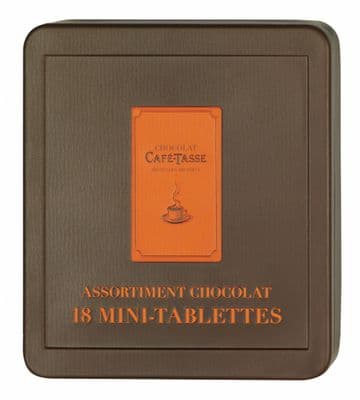 Cafe-Tasse Mini Chocolate Bars Gift Tin 162g