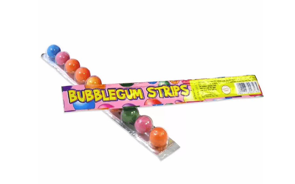 Candy Factory Bubble Gum Balls Stick Pack