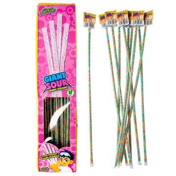Candy Factory Sour Candy Straws
