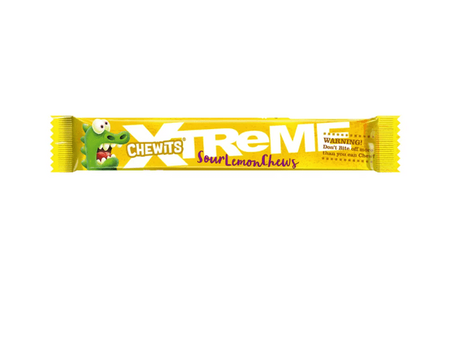 Chewits Xtreme Sour Lemon Flavour Chews