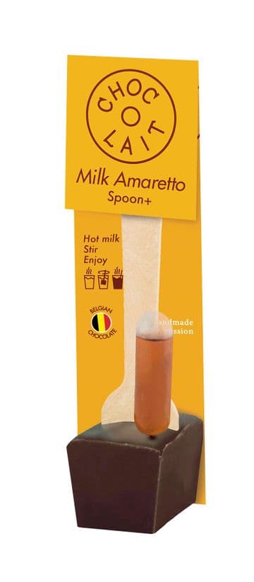 Choc-O-Lait Stirrer For Hot Chocolate - Milk & Amaretto 30g