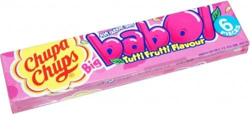 Chupa Chups Babol Tutti-Frutti Flavour Bubblegum