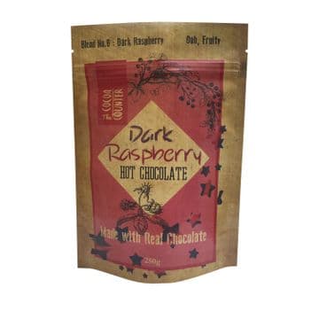 Cocoa Counter Raspberry Hot Chocolate Flakes 250g