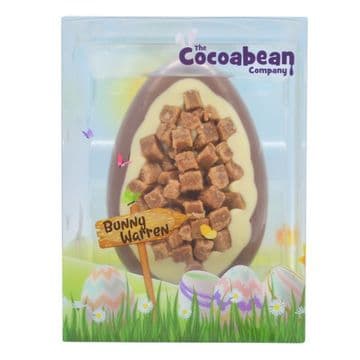 Cocoabean Milk Chocolate Egg With Fudge Pieces 150g