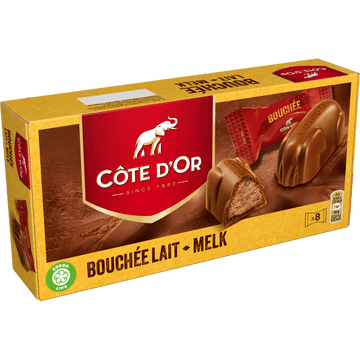 Cote d'Or Bouchee Milk Chocolate Praline Elephant 8pk